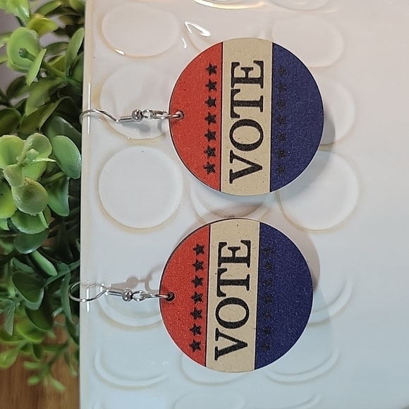 Ear Envy Jewelry - ELECTION VOTE Drop Earrings